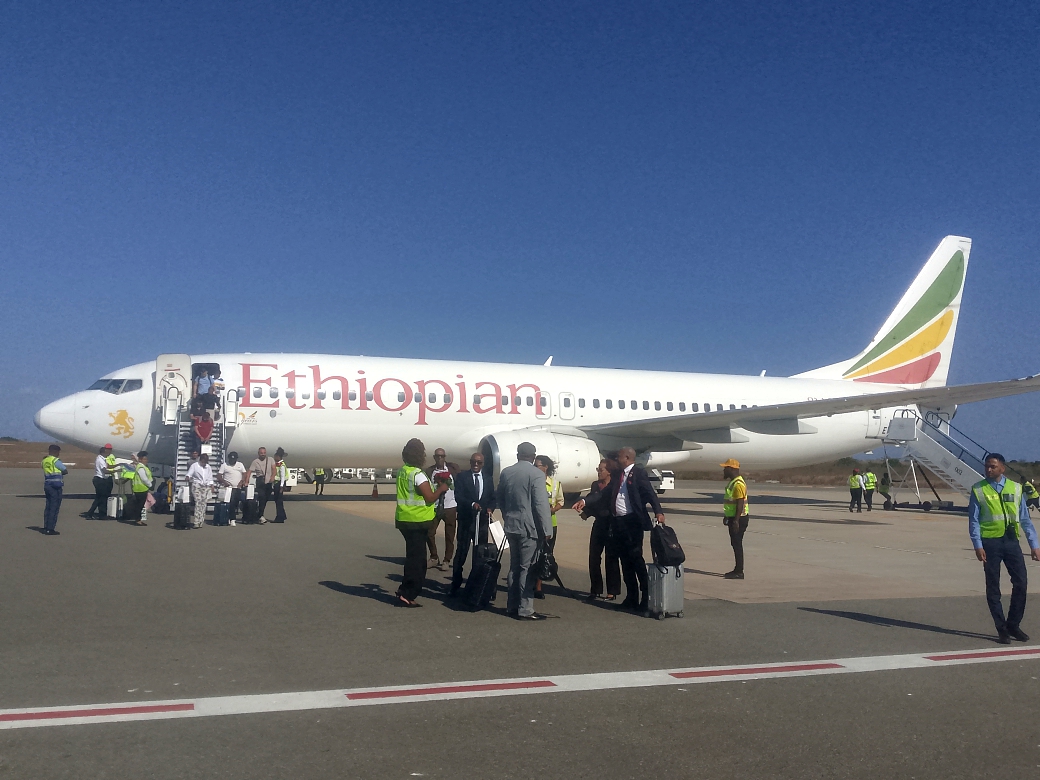 Ethiopian Airlines abre rota internacional em Nacala